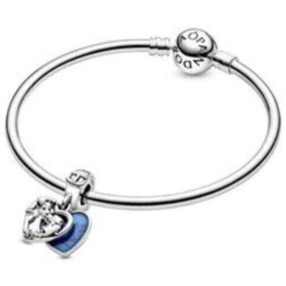 Pandora Lady and the Tramp Heart Dangle Charm - Picture 4 of 5